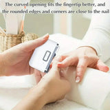 Electric Nail Clipper 2-in-1: Automatic Trimmer & Polisher with LED Light, Safety Cutter for Kids