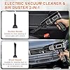 Portable High-Power Handheld Vacuum Cleaner – USB Rechargeable, Wireless, Ideal for Home and Car Dust Removal