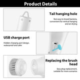 Rechargeable Electric Cordless Cleaning Brush Spin Scrubber Turbo Scrub Cleaner