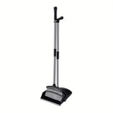 Long Handled Dustpan and Brush Set – Lobby Dust Pan with Sweeping Broom for Easy Cleaning