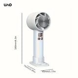 Chill Breeze Mini Fan - Portable Handheld Ice Compress, Desktop Semiconductor Turbine Cooling Fan