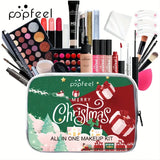 POPFEEL Christmas Makeup Kit: All-in-One Beauty Collection with Rich Hues and Creamy Texture