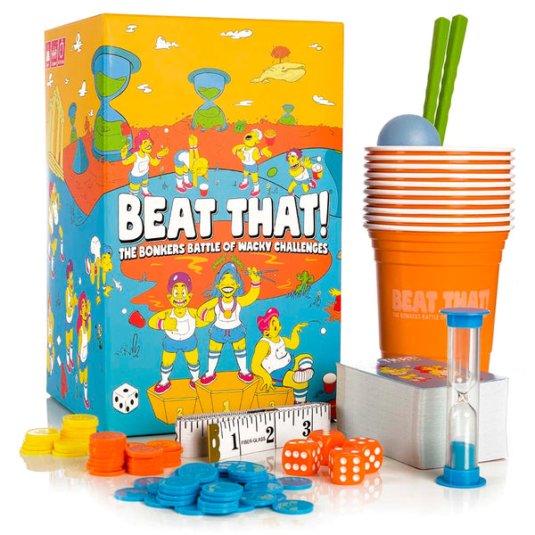 Beat That! The Bonkers Battle of Wacky Challenges Family Party Game for Kids & Adults Beat That Board Game