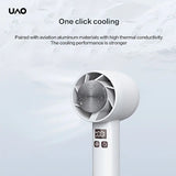 Chill Breeze Mini Fan - Portable Handheld Ice Compress, Desktop Semiconductor Turbine Cooling Fan