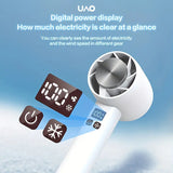 Chill Breeze Mini Fan - Portable Handheld Ice Compress, Desktop Semiconductor Turbine Cooling Fan