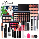 POPFEEL Christmas Makeup Kit: All-in-One Beauty Collection with Rich Hues and Creamy Texture