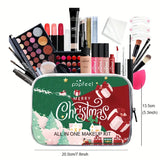 POPFEEL Christmas Makeup Kit: All-in-One Beauty Collection with Rich Hues and Creamy Texture